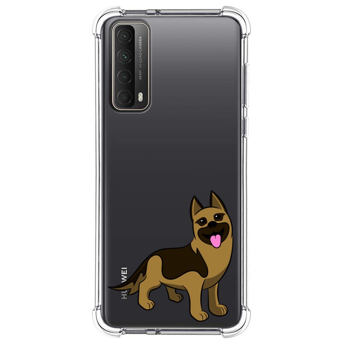 Funda Silicona Antigolpes para Huawei P Smart 2021 diseño Perros 03 Dibujos