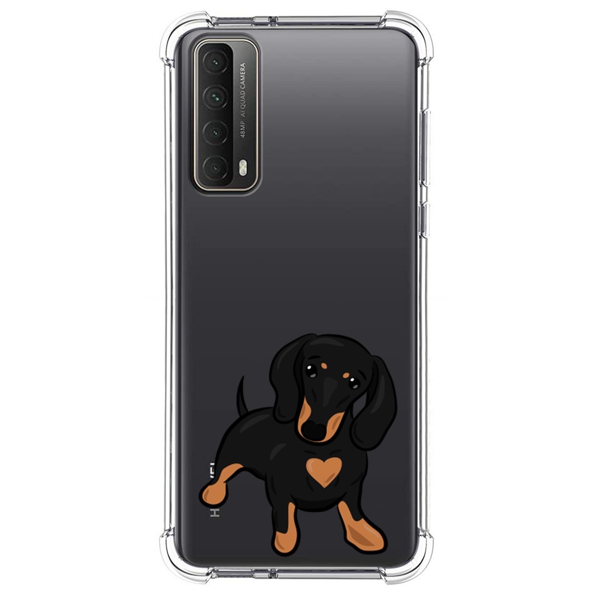 Funda Silicona Antigolpes para Huawei P Smart 2021 diseño Perros 04 Dibujos