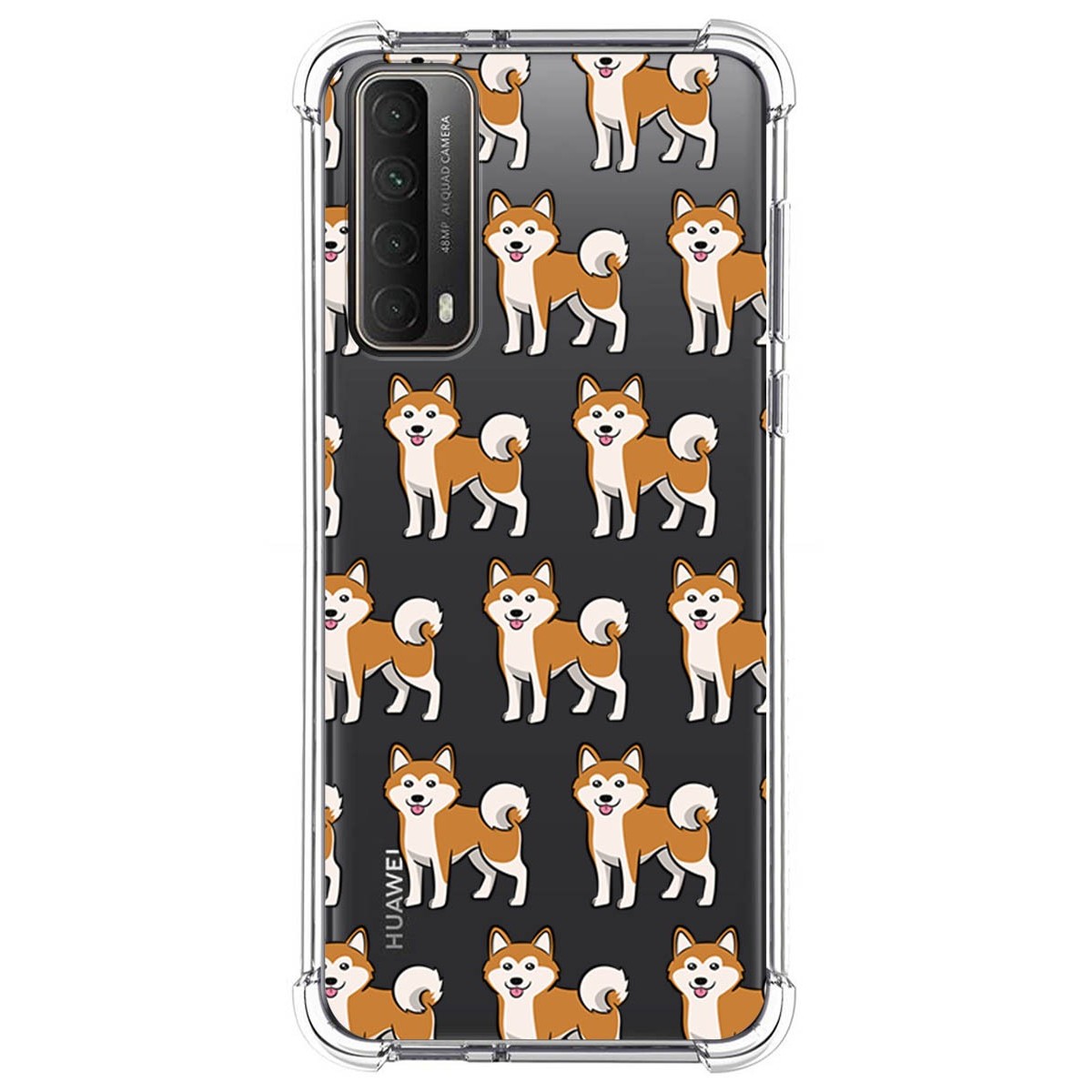 Funda Silicona Antigolpes para Huawei P Smart 2021 diseño Perros 08 Dibujos