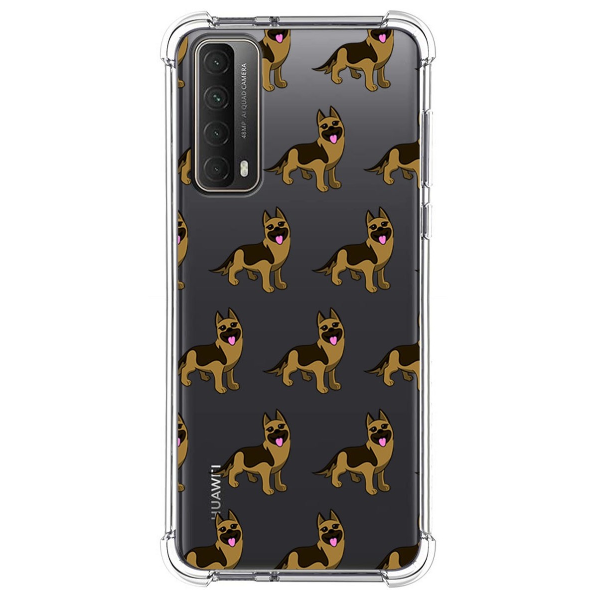 Funda Silicona Antigolpes para Huawei P Smart 2021 diseño Perros 09 Dibujos