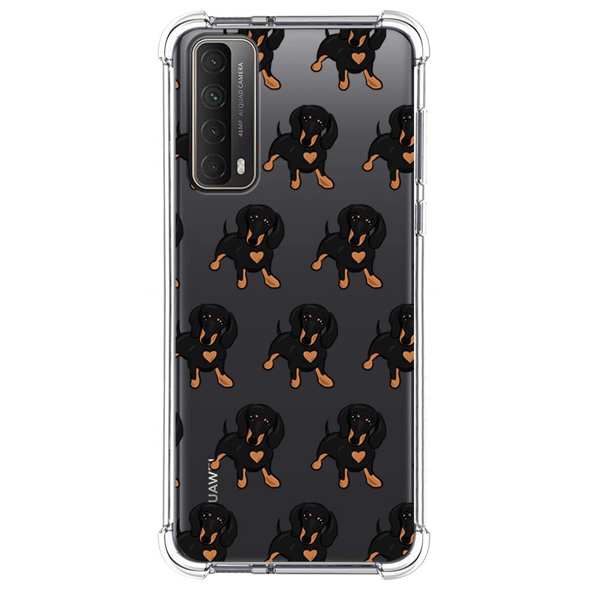 Funda Silicona Antigolpes para Huawei P Smart 2021 diseño Perros 10 Dibujos
