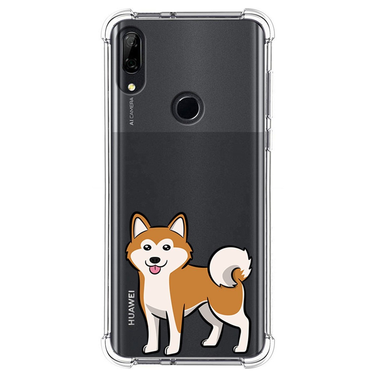 Funda Silicona Antigolpes para Huawei P Smart Z diseño Perros 02 Dibujos