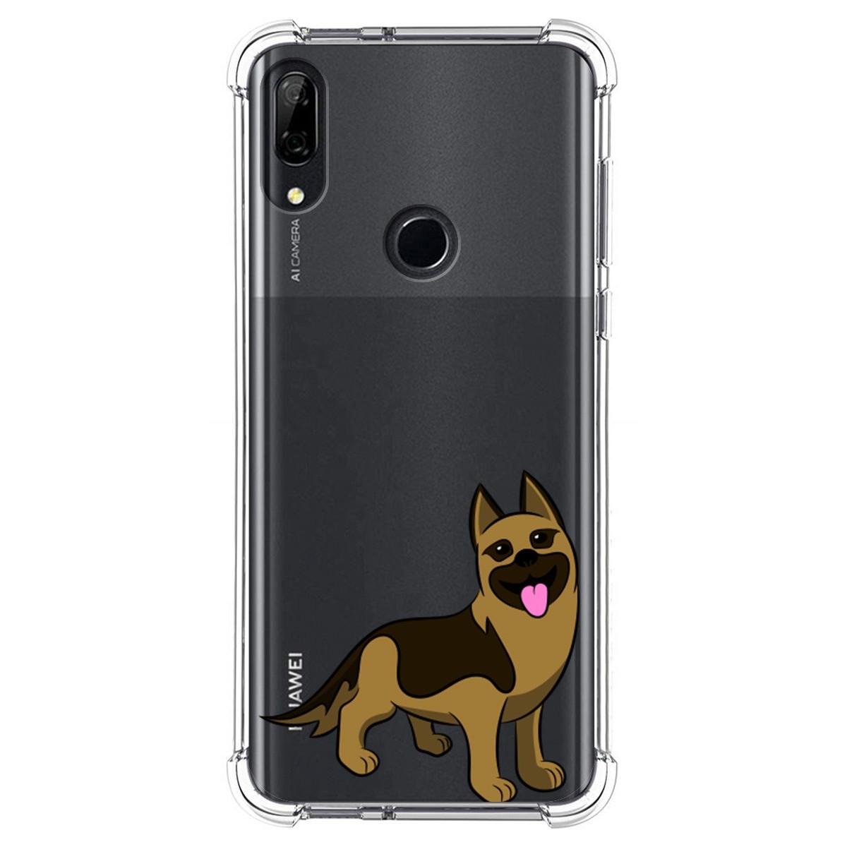 Funda Silicona Antigolpes para Huawei P Smart Z diseño Perros 03 Dibujos