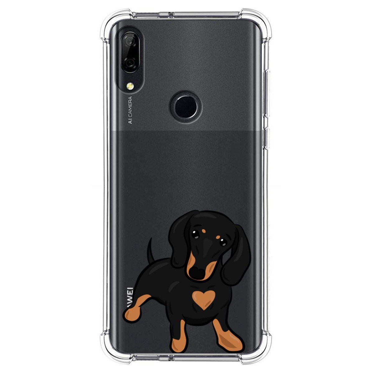 Funda Silicona Antigolpes para Huawei P Smart Z diseño Perros 04 Dibujos