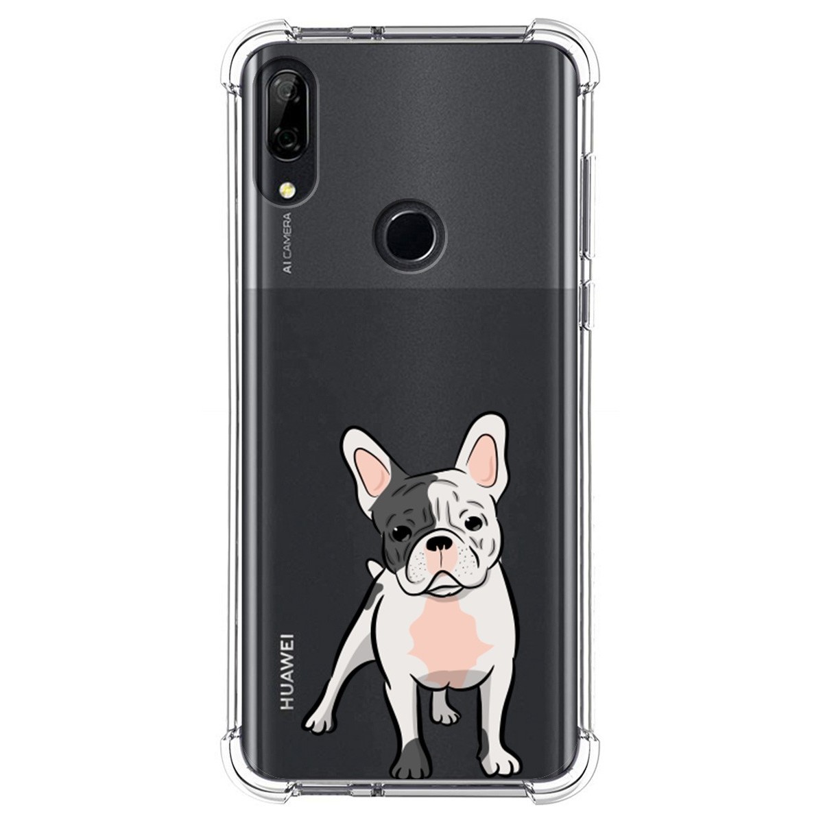 Funda Silicona Antigolpes para Huawei P Smart Z diseño Perros 06 Dibujos