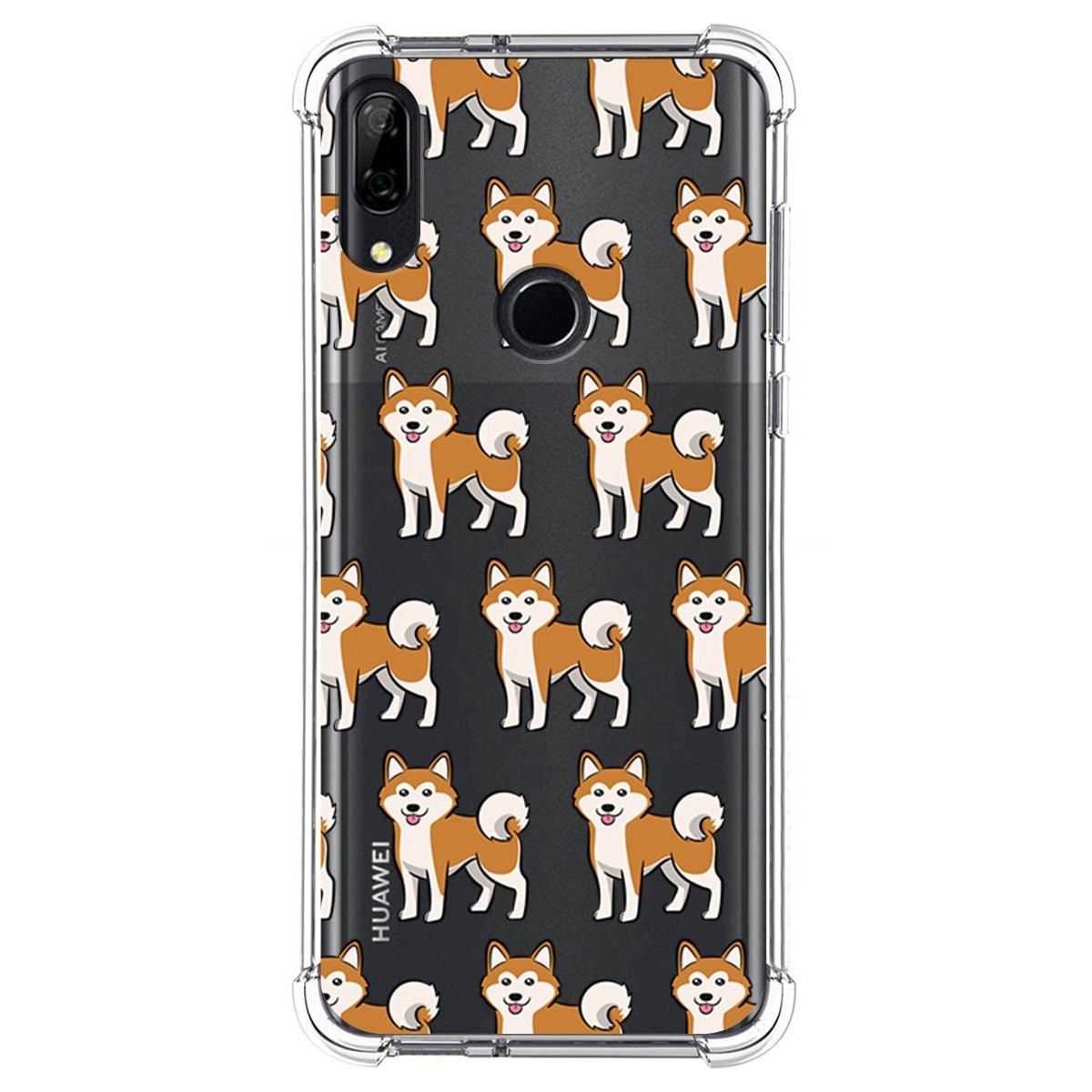Funda Silicona Antigolpes para Huawei P Smart Z diseño Perros 08 Dibujos