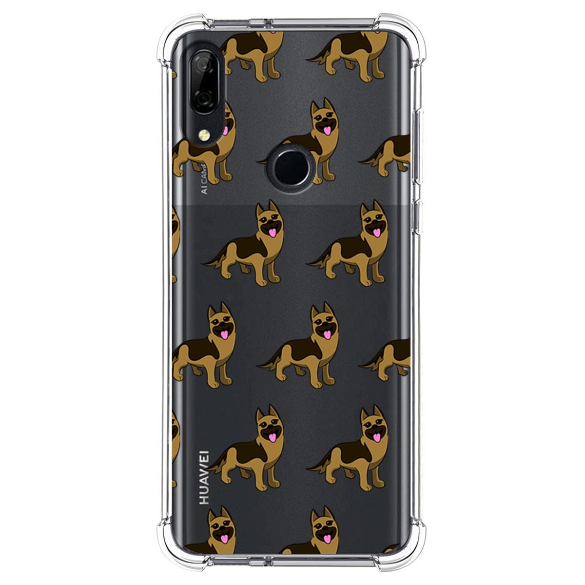 Funda Silicona Antigolpes para Huawei P Smart Z diseño Perros 09 Dibujos
