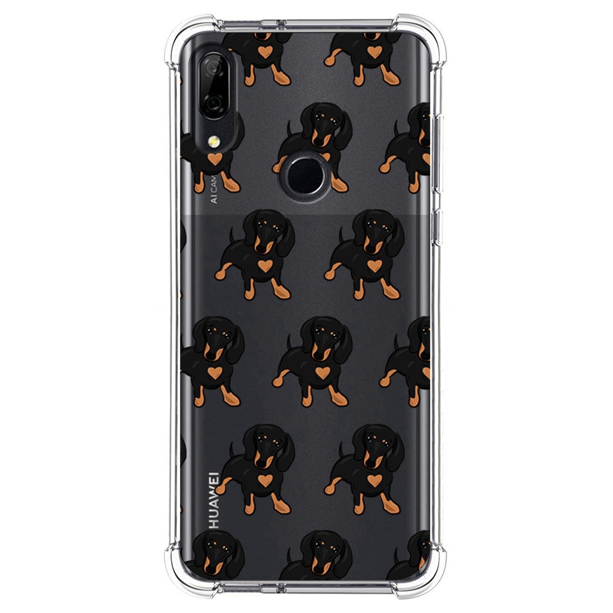Funda Silicona Antigolpes para Huawei P Smart Z diseño Perros 10 Dibujos