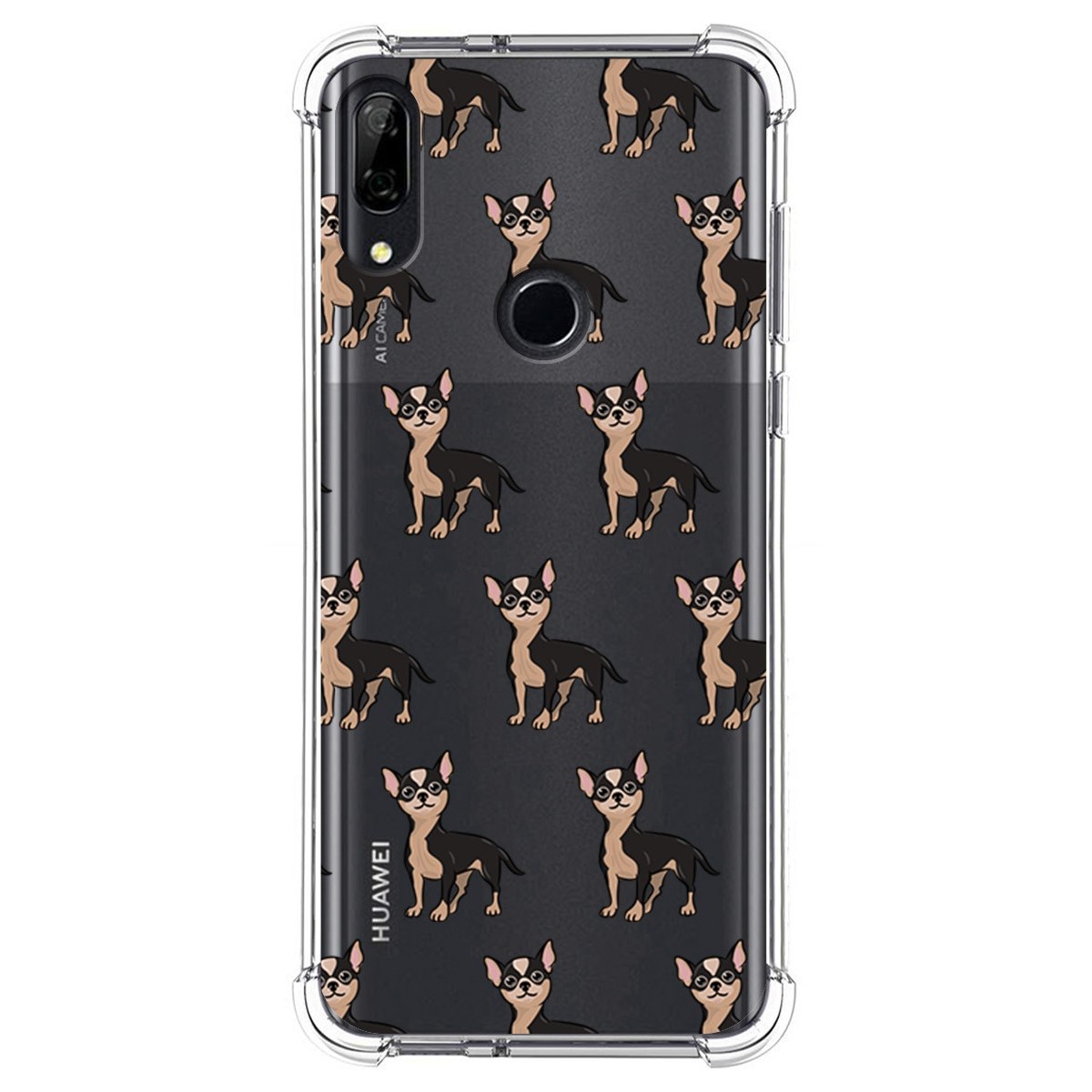 Funda Silicona Antigolpes para Huawei P Smart Z diseño Perros 11 Dibujos