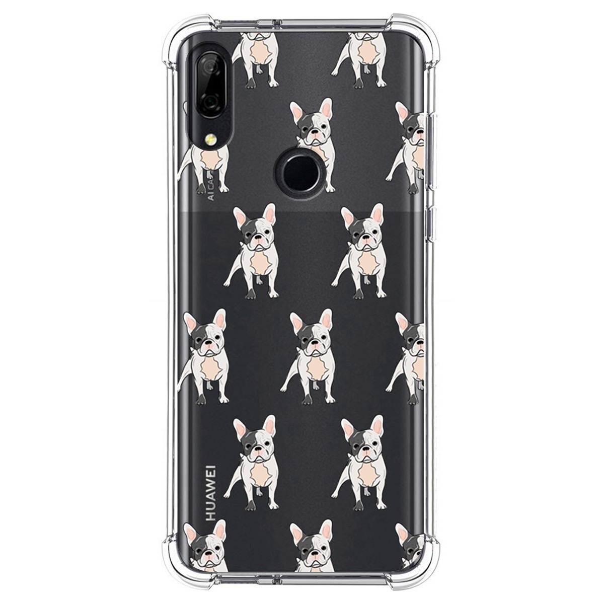 Funda Silicona Antigolpes para Huawei P Smart Z diseño Perros 12 Dibujos