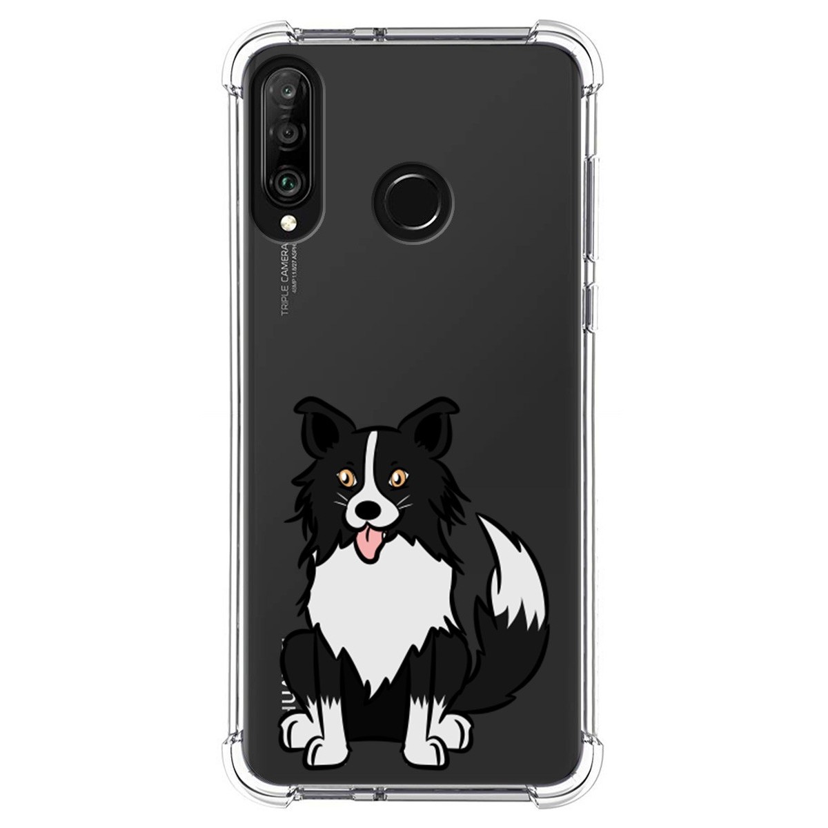 Funda Silicona Antigolpes para Huawei P30 Lite diseño Perros 01 Dibujos