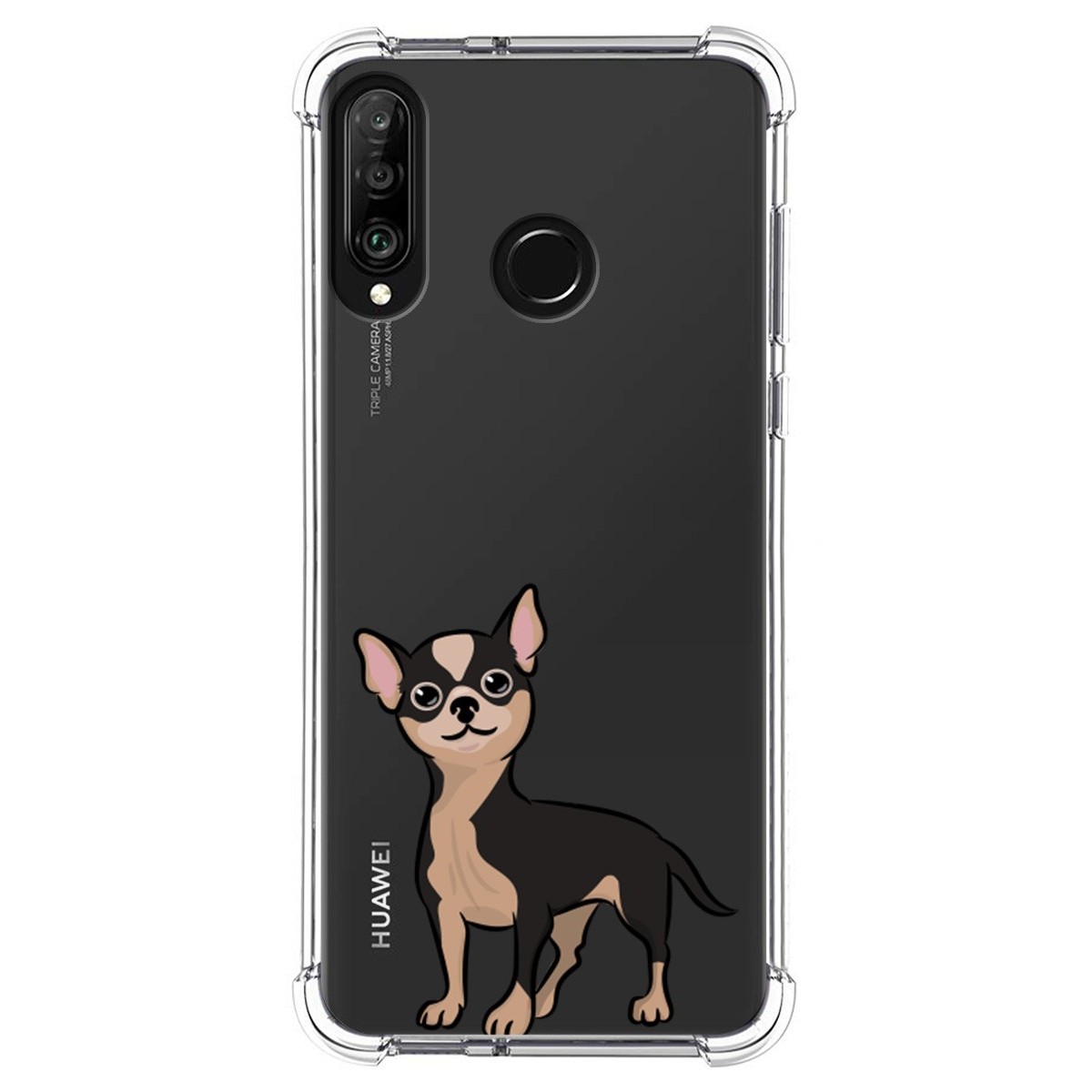 Funda Silicona Antigolpes para Huawei P30 Lite diseño Perros 05 Dibujos