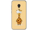Funda Gel Tpu para Alcatel U5 (3G) Diseño Jirafa Dibujos