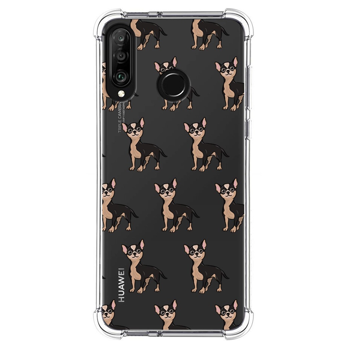 Funda Silicona Antigolpes para Huawei P30 Lite diseño Perros 11 Dibujos
