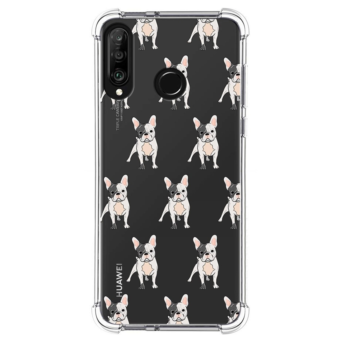 Funda Silicona Antigolpes para Huawei P30 Lite diseño Perros 12 Dibujos
