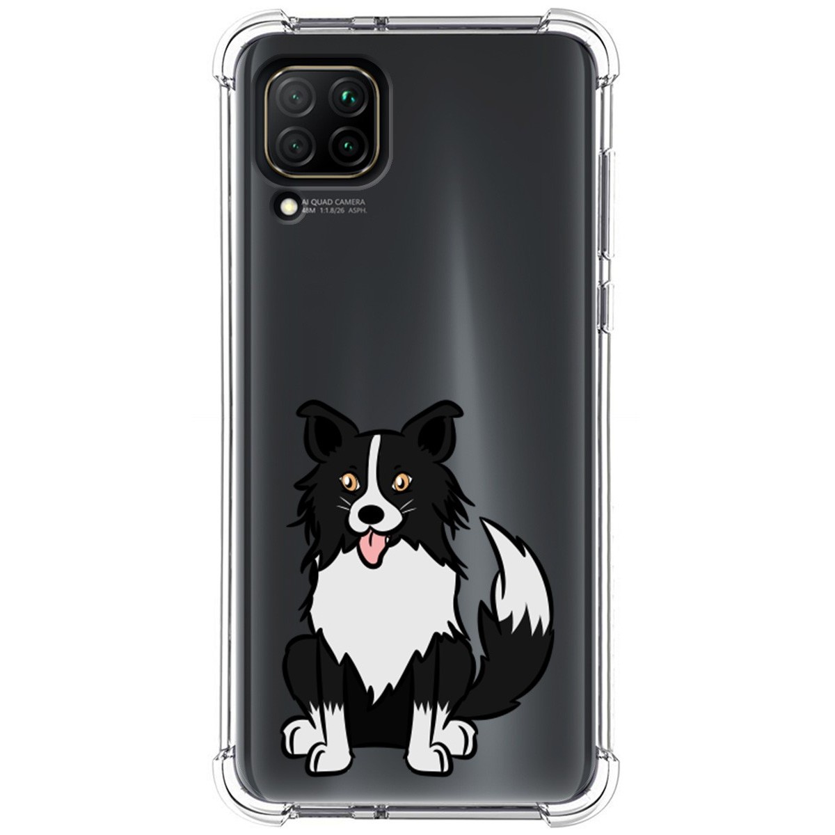 Funda Silicona Antigolpes para Huawei P40 Lite diseño Perros 01 Dibujos