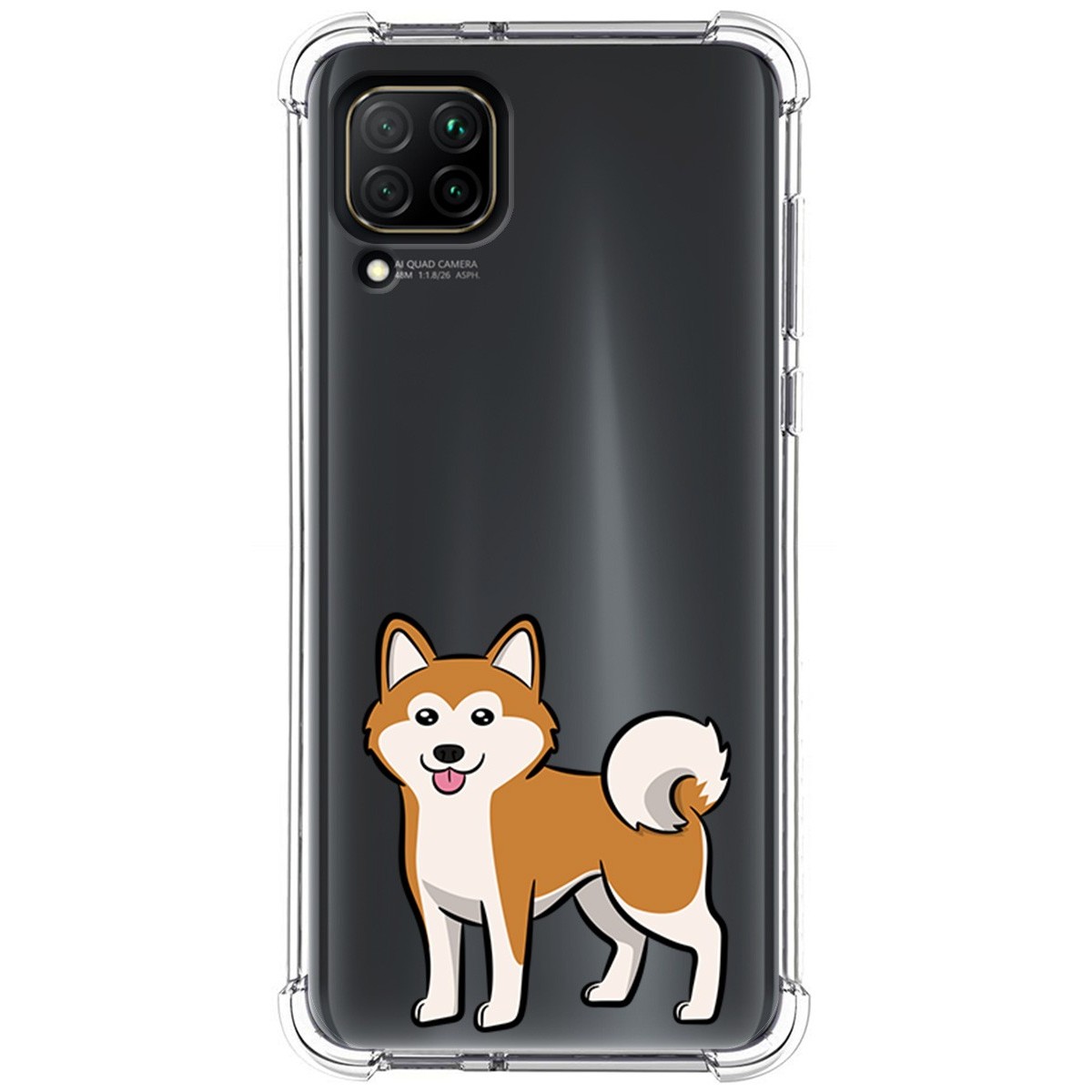 Funda Silicona Antigolpes para Huawei P40 Lite diseño Perros 02 Dibujos