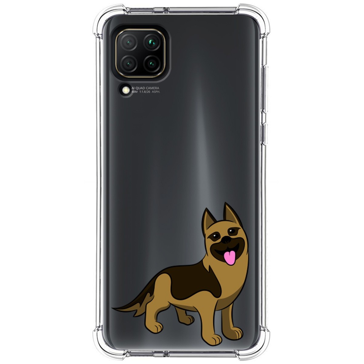 Funda Silicona Antigolpes para Huawei P40 Lite diseño Perros 03 Dibujos