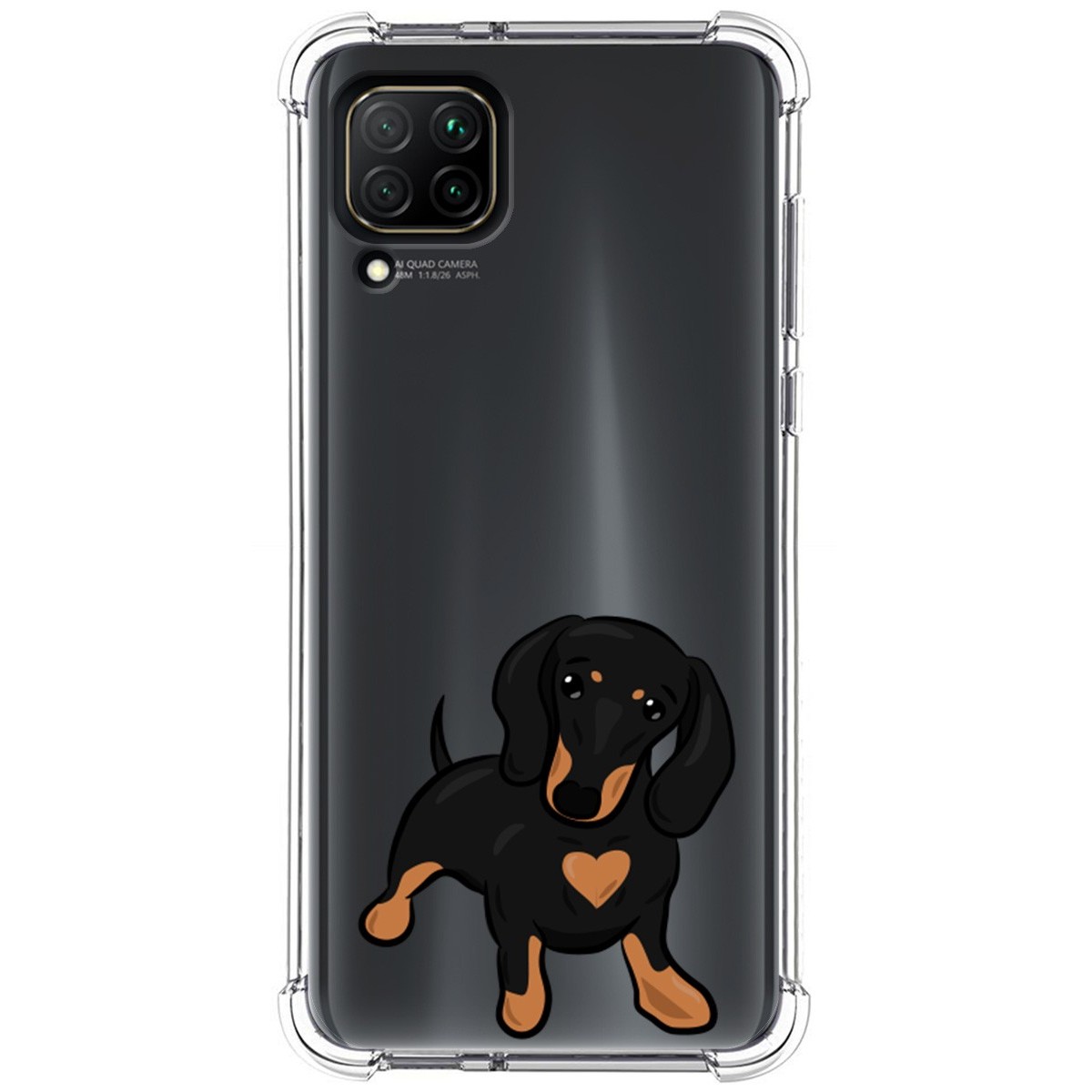 Funda Silicona Antigolpes para Huawei P40 Lite diseño Perros 04 Dibujos