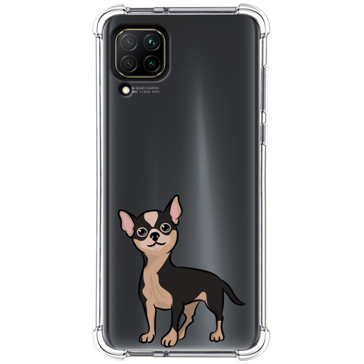 Funda Silicona Antigolpes para Huawei P40 Lite diseño Perros 05 Dibujos