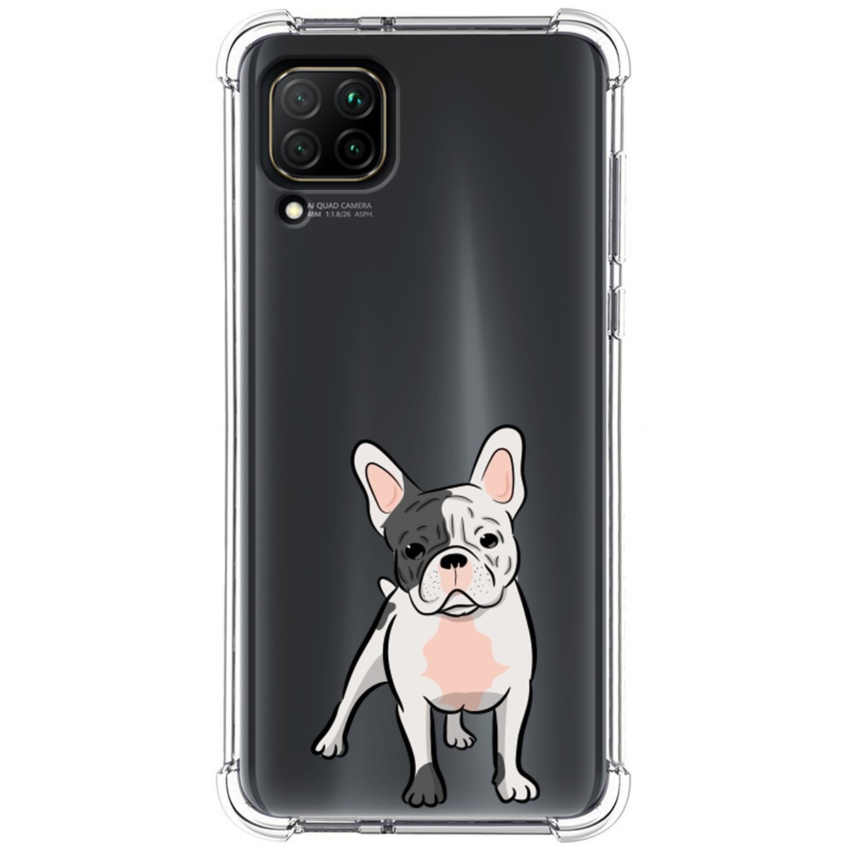 Funda Silicona Antigolpes para Huawei P40 Lite diseño Perros 06 Dibujos