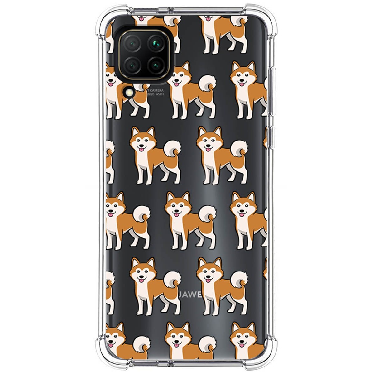 Funda Silicona Antigolpes para Huawei P40 Lite diseño Perros 08 Dibujos