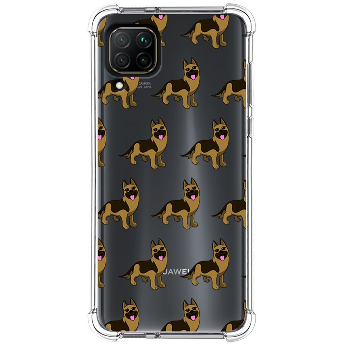 Funda Silicona Antigolpes para Huawei P40 Lite diseño Perros 09 Dibujos