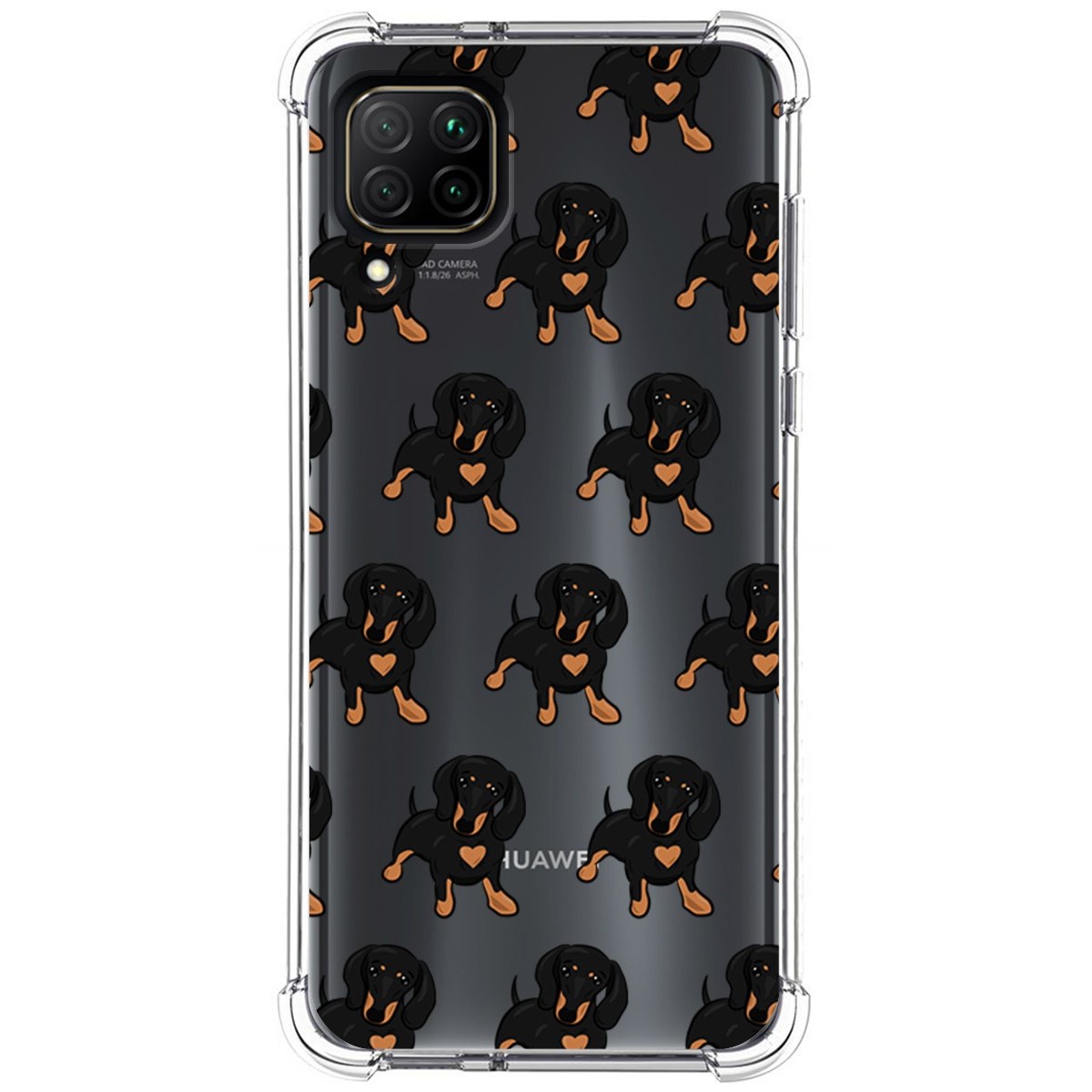 Funda Silicona Antigolpes para Huawei P40 Lite diseño Perros 10 Dibujos