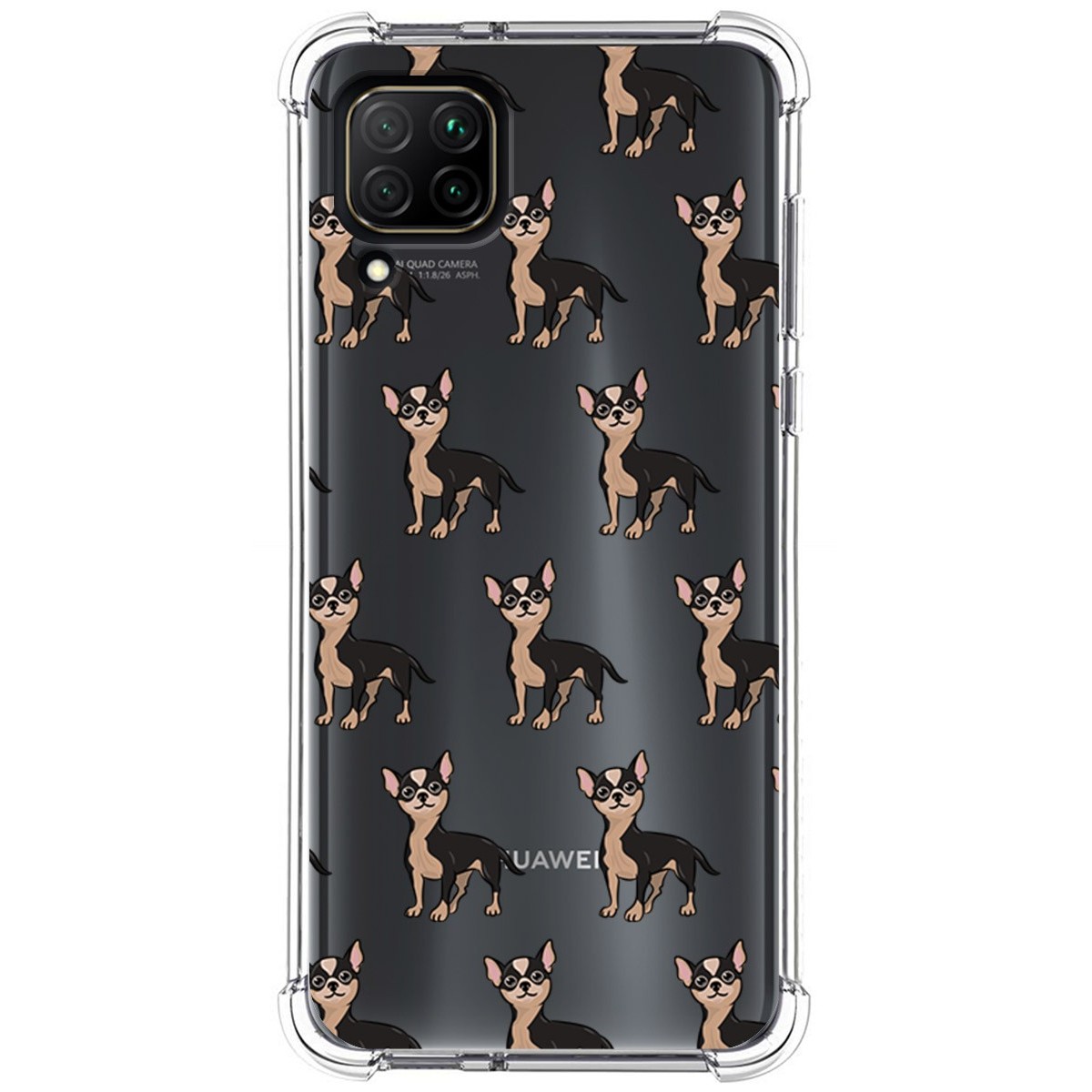 Funda Silicona Antigolpes para Huawei P40 Lite diseño Perros 11 Dibujos