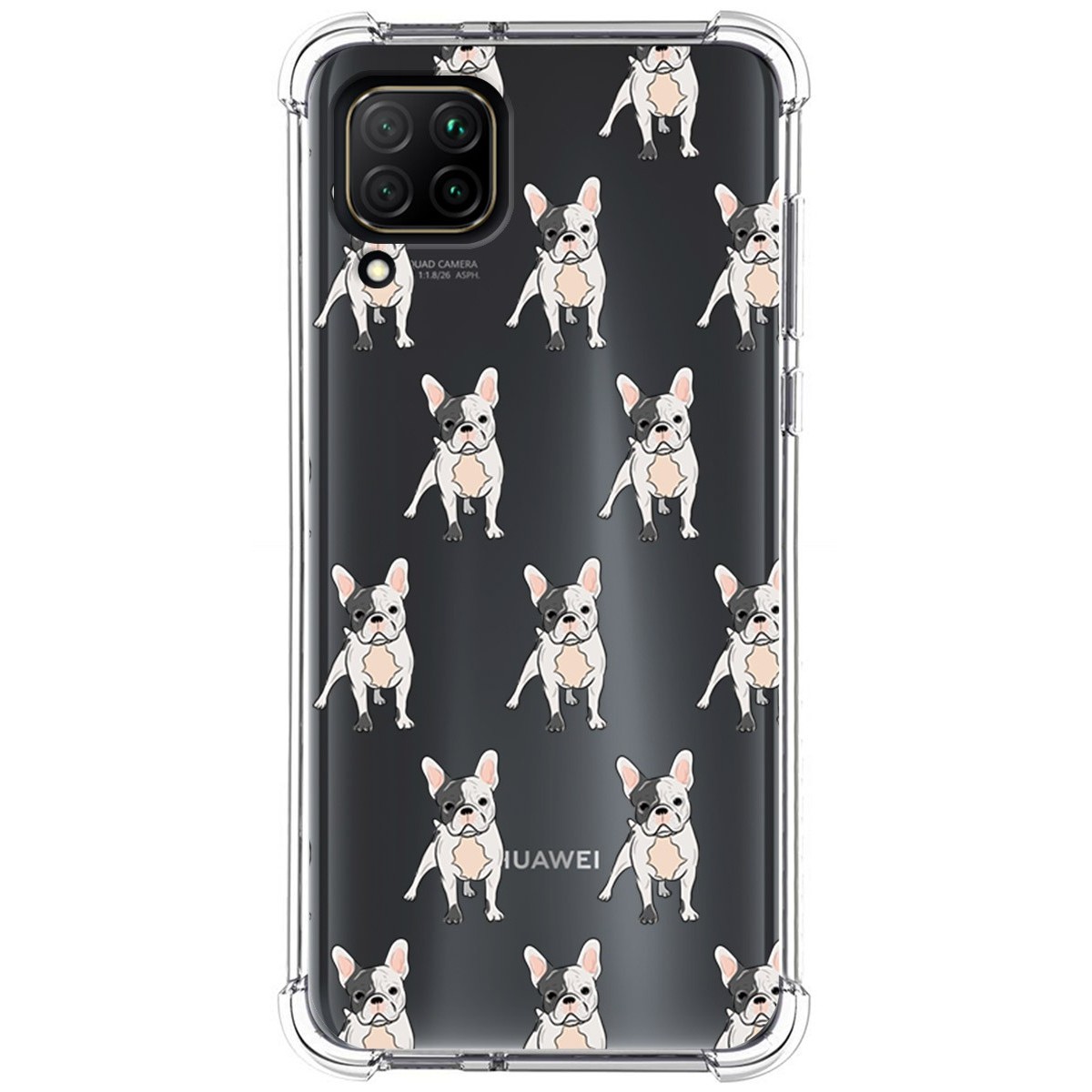 Funda Silicona Antigolpes para Huawei P40 Lite diseño Perros 12 Dibujos