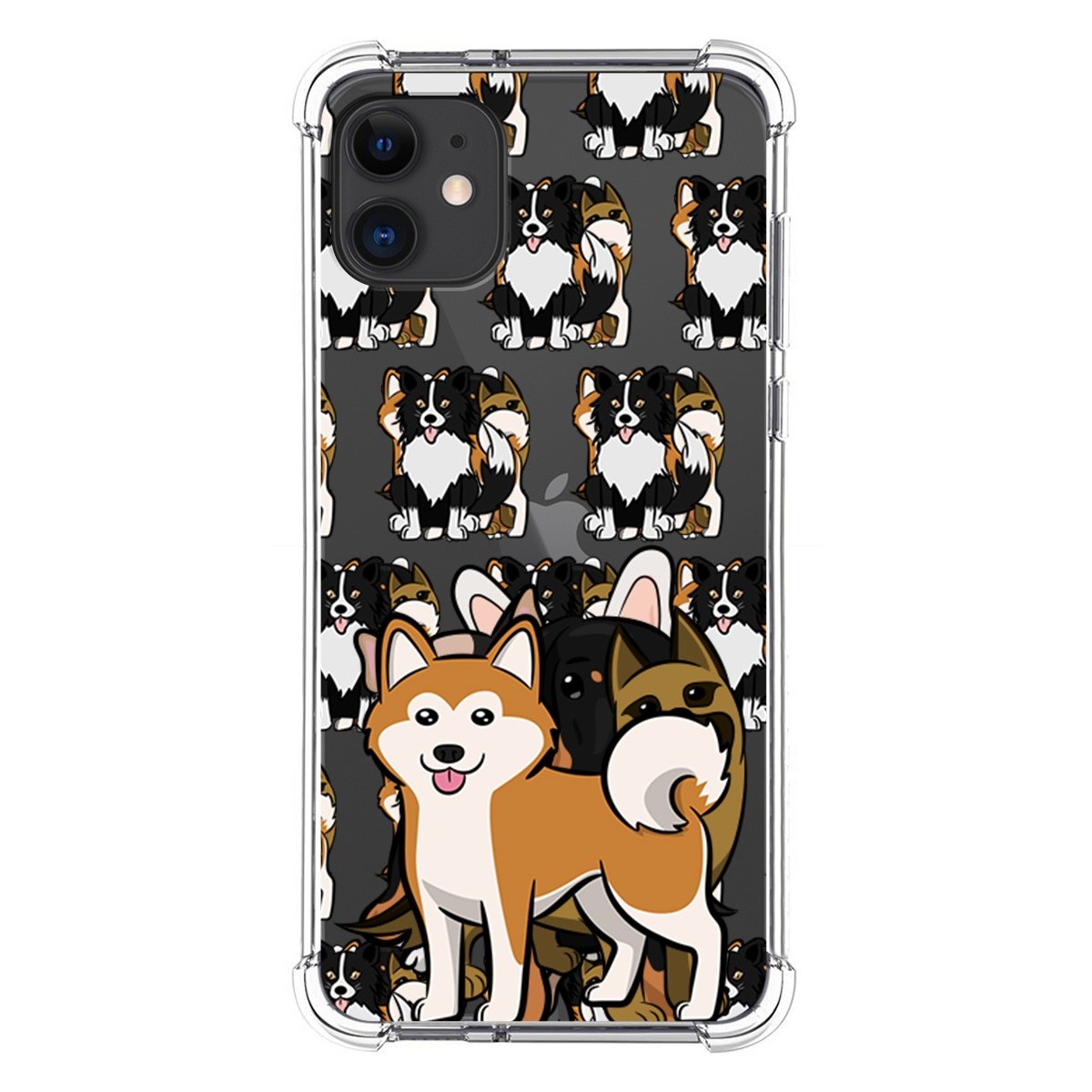 Funda Silicona Antigolpes para Iphone 11 (6.1) diseño Perros 02 Dibujos