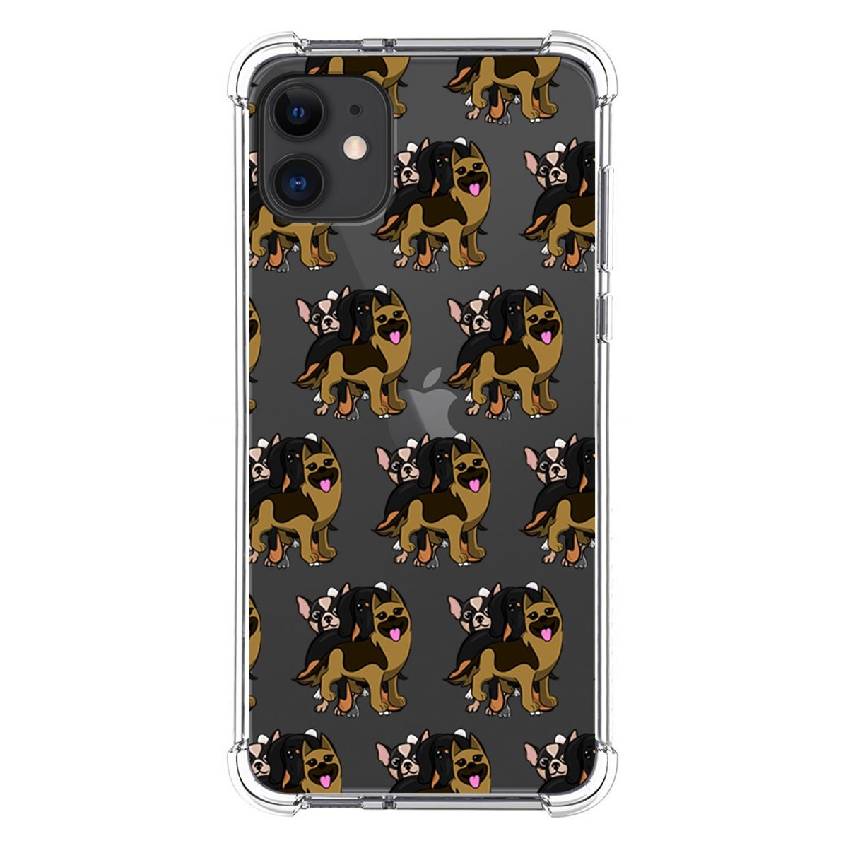 Funda Silicona Antigolpes para Iphone 11 (6.1) diseño Perros 09 Dibujos