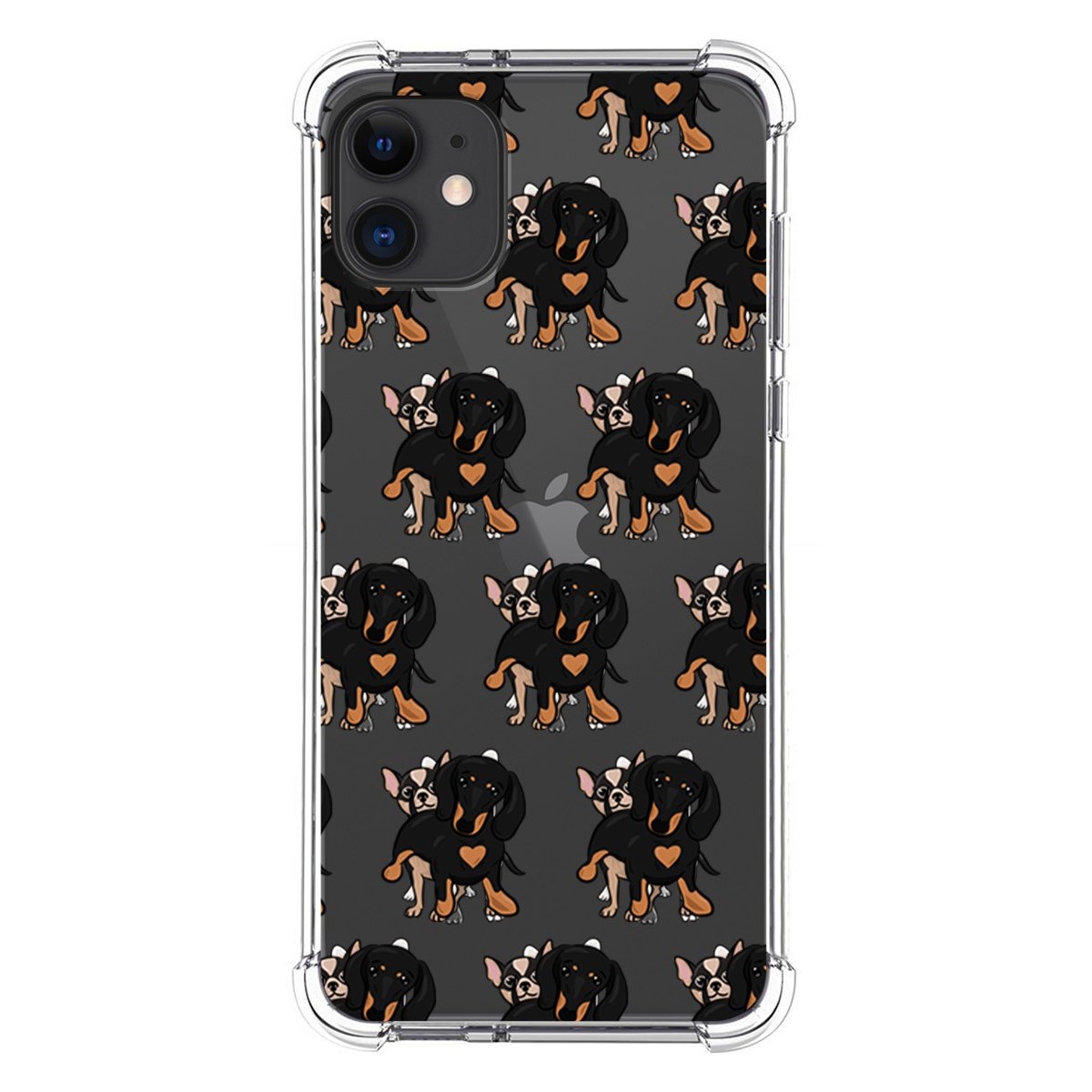 Funda Silicona Antigolpes para Iphone 11 (6.1) diseño Perros 10 Dibujos