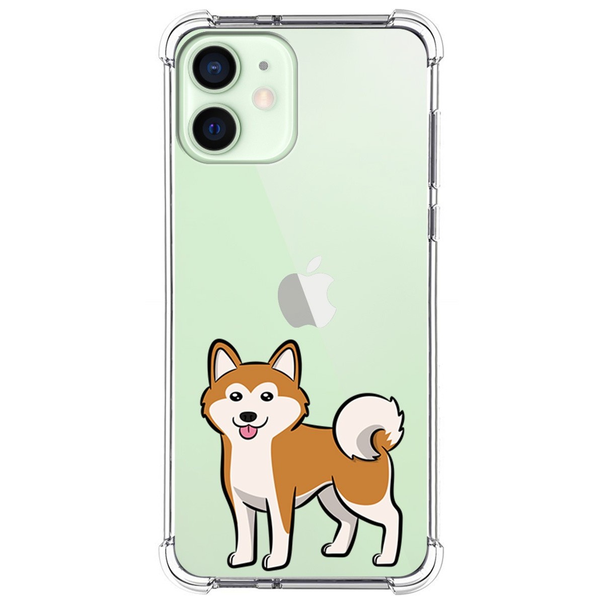 Funda Silicona Antigolpes para Iphone 12 Mini (5.4) diseño Perros 02 Dibujos