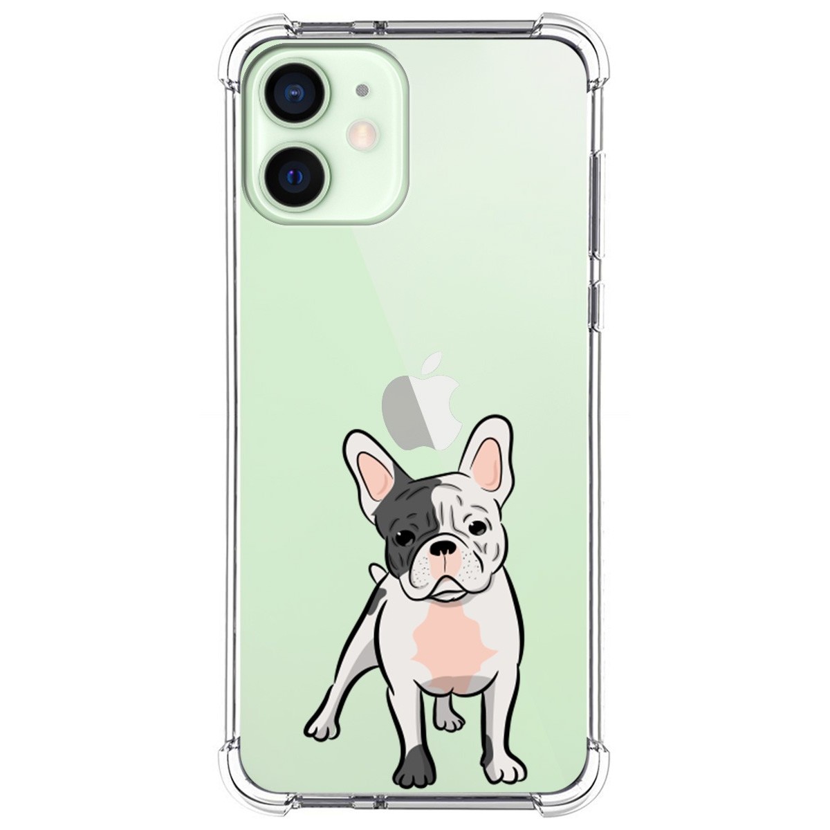 Funda Silicona Antigolpes para Iphone 12 Mini (5.4) diseño Perros 06 Dibujos