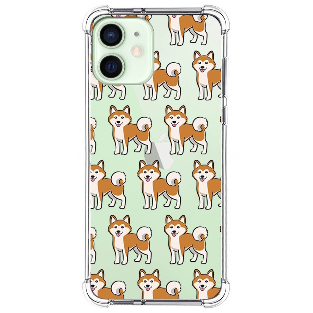 Funda Silicona Antigolpes para Iphone 12 Mini (5.4) diseño Perros 08 Dibujos