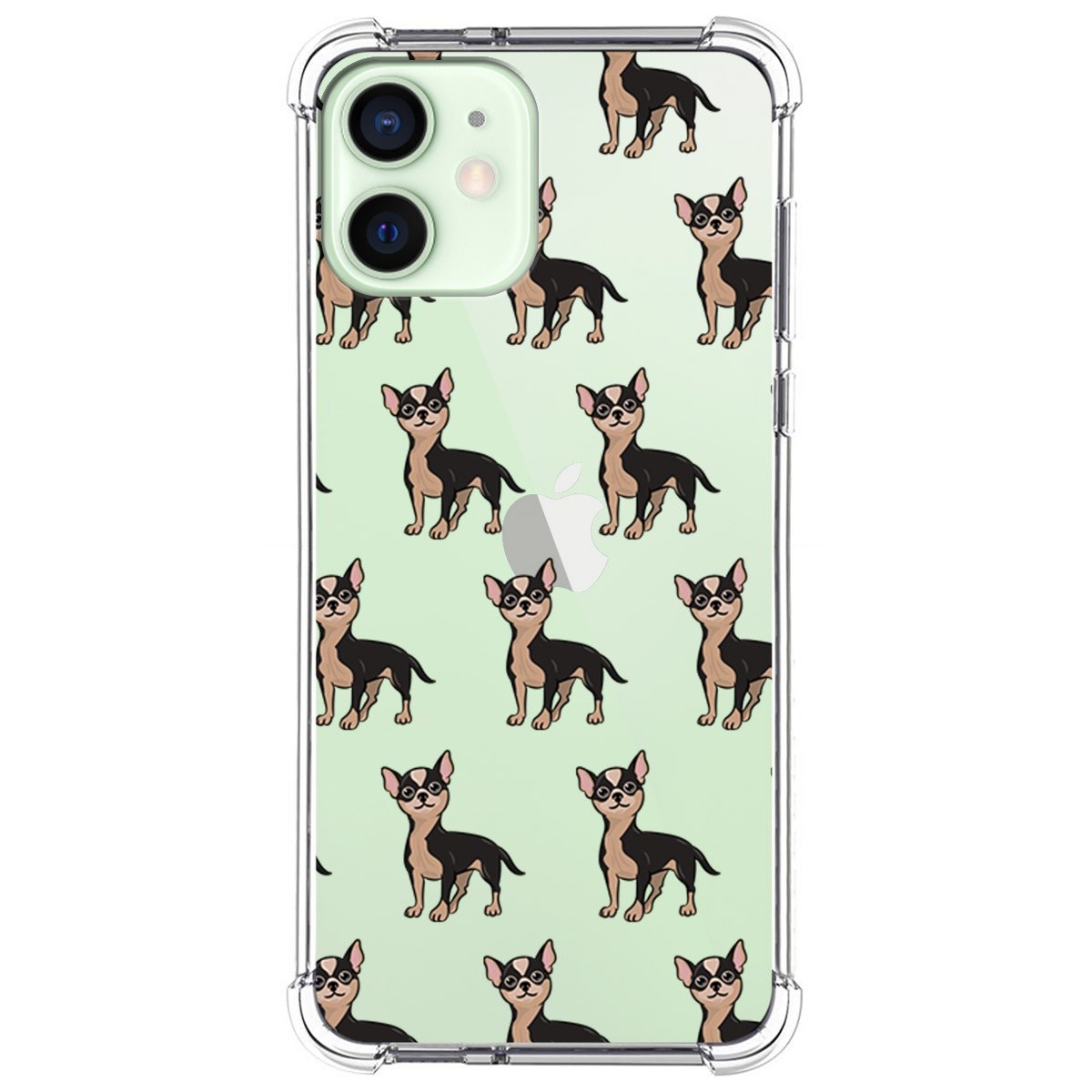 Funda Silicona Antigolpes para Iphone 12 Mini (5.4) diseño Perros 11 Dibujos