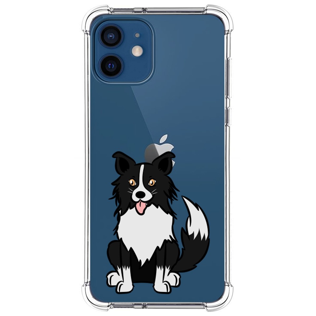 Funda Silicona Antigolpes para Iphone 12 / 12 Pro (6.1) diseño Perros 01 Dibujos