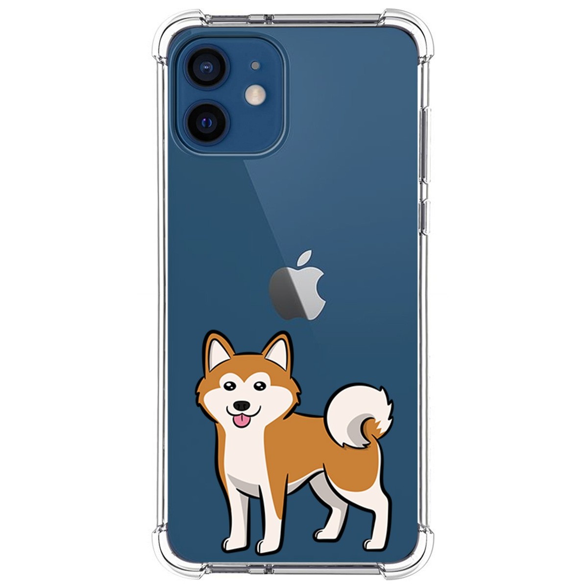Funda Silicona Antigolpes para Iphone 12 / 12 Pro (6.1) diseño Perros 02 Dibujos