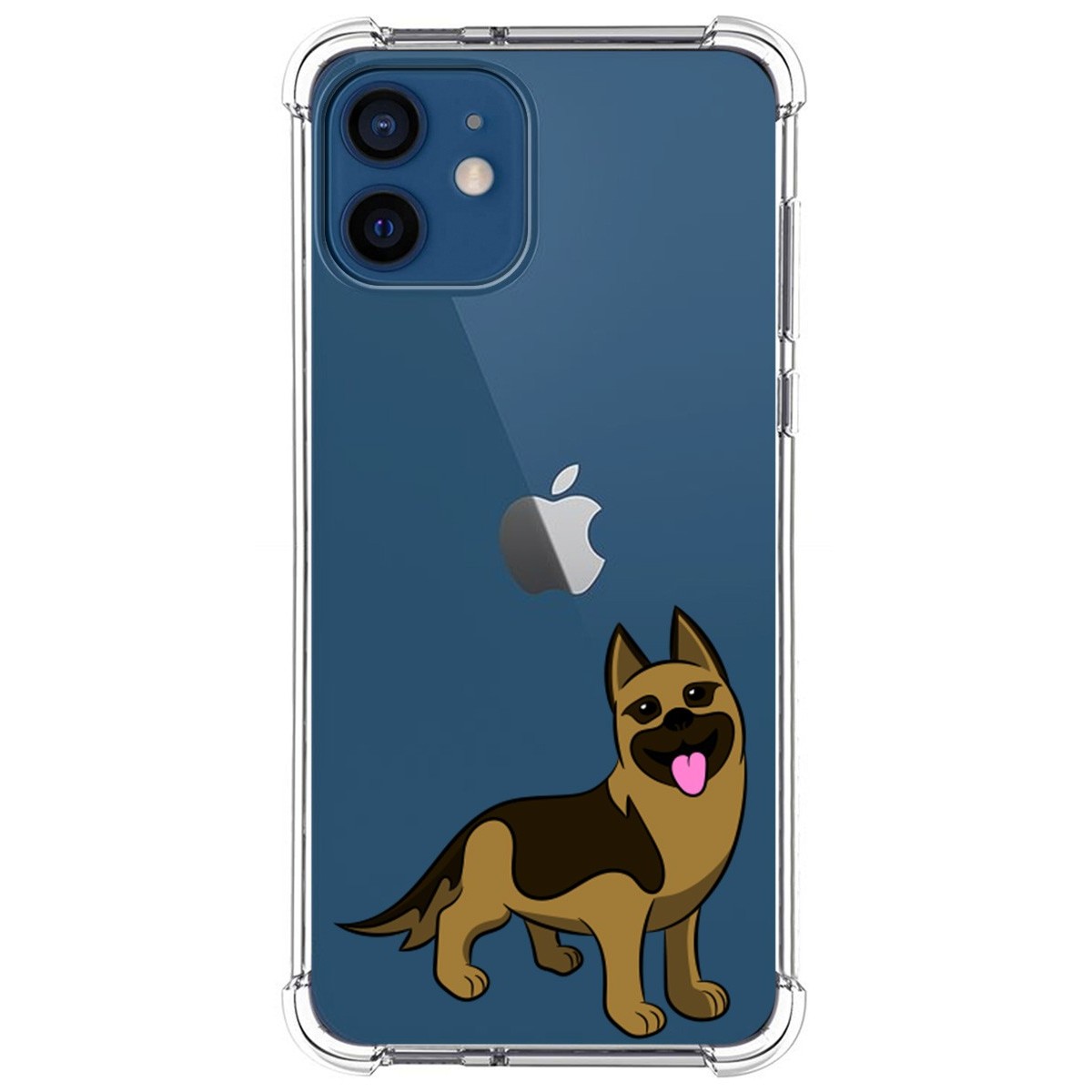 Funda Silicona Antigolpes para Iphone 12 / 12 Pro (6.1) diseño Perros 03 Dibujos