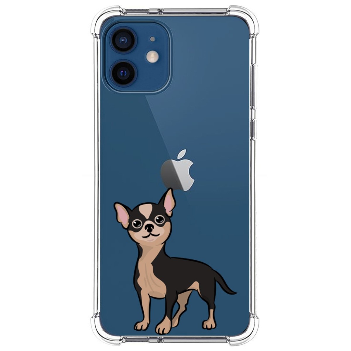 Funda Silicona Antigolpes para Iphone 12 / 12 Pro (6.1) diseño Perros 05 Dibujos
