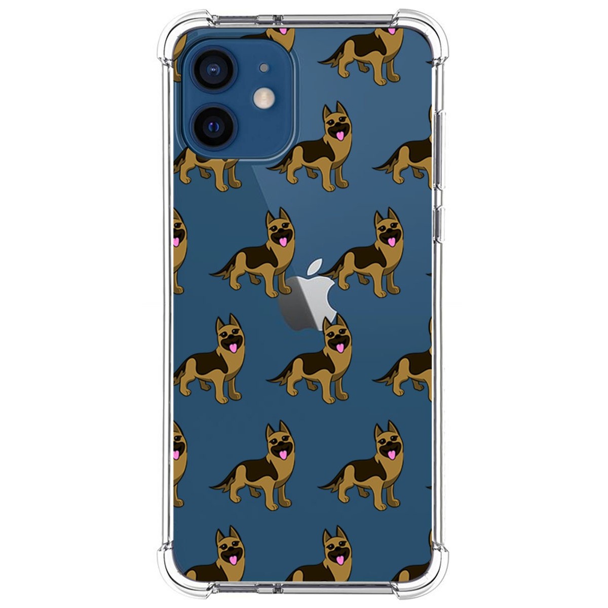 Funda Silicona Antigolpes para Iphone 12 / 12 Pro (6.1) diseño Perros 09 Dibujos