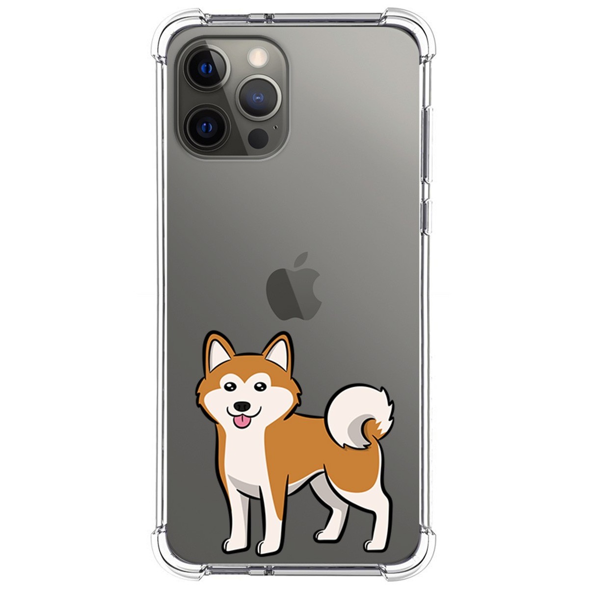 Funda Silicona Antigolpes para Iphone 12 Pro Max (6.7) diseño Perros 02 Dibujos