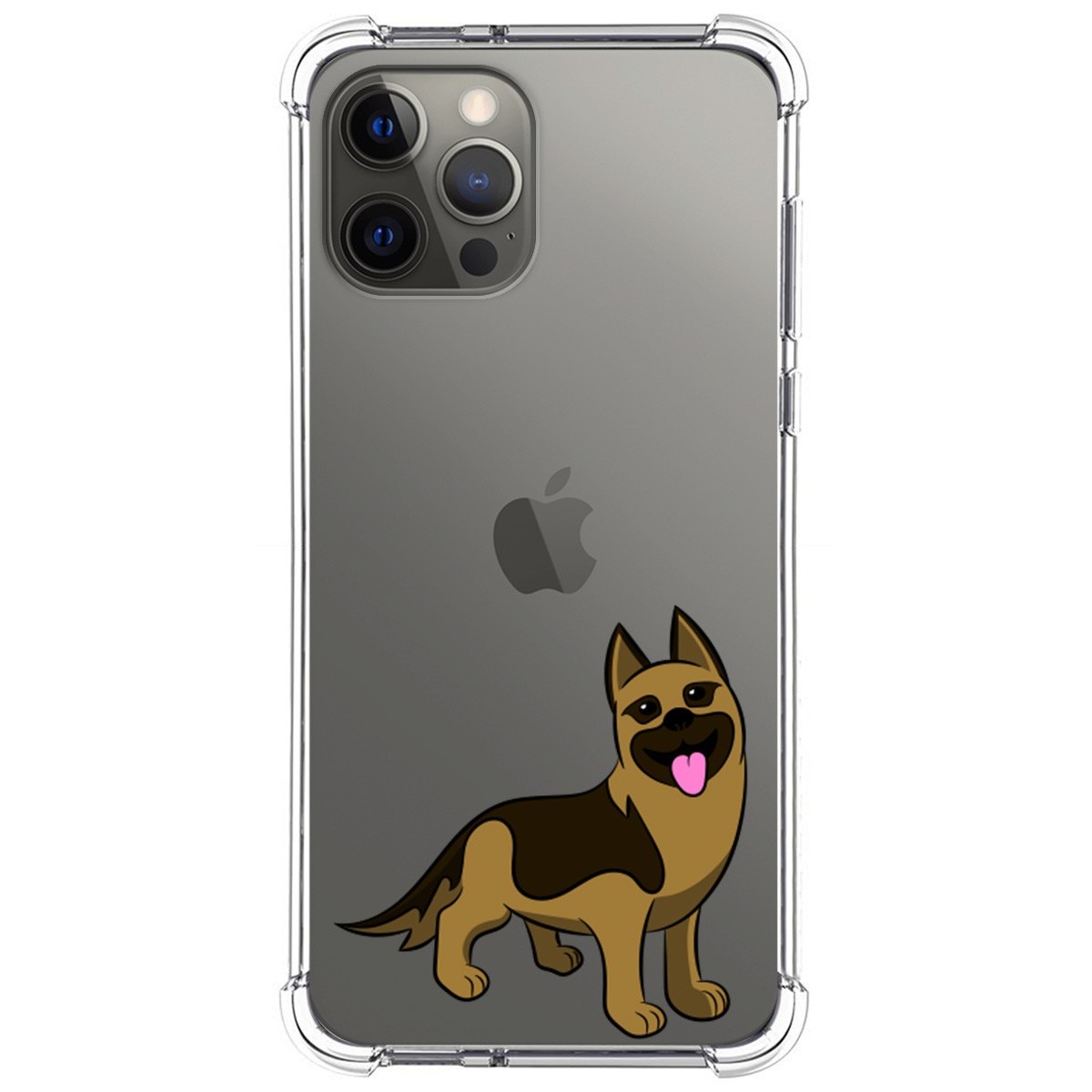 Funda Silicona Antigolpes para Iphone 12 Pro Max (6.7) diseño Perros 03 Dibujos