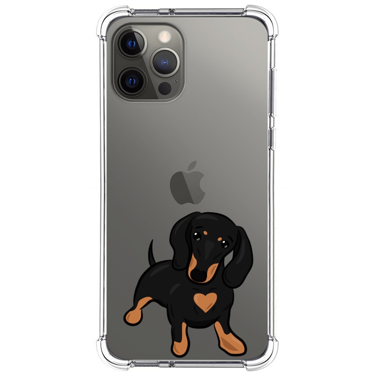 Funda Silicona Antigolpes para Iphone 12 Pro Max (6.7) diseño Perros 04 Dibujos