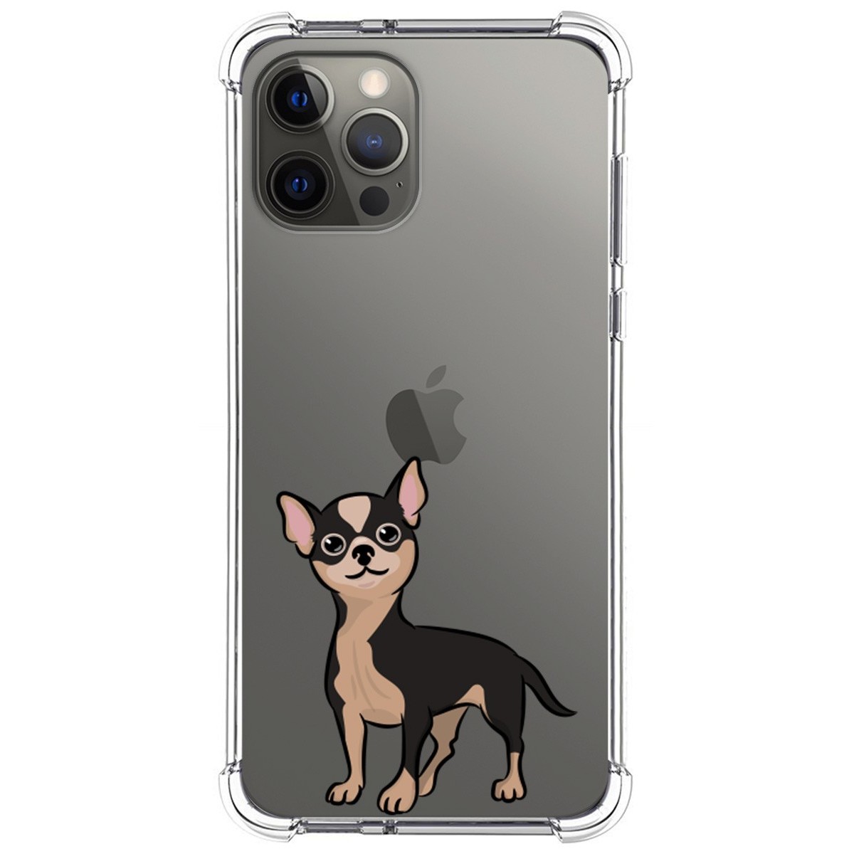Funda Silicona Antigolpes para Iphone 12 Pro Max (6.7) diseño Perros 05 Dibujos