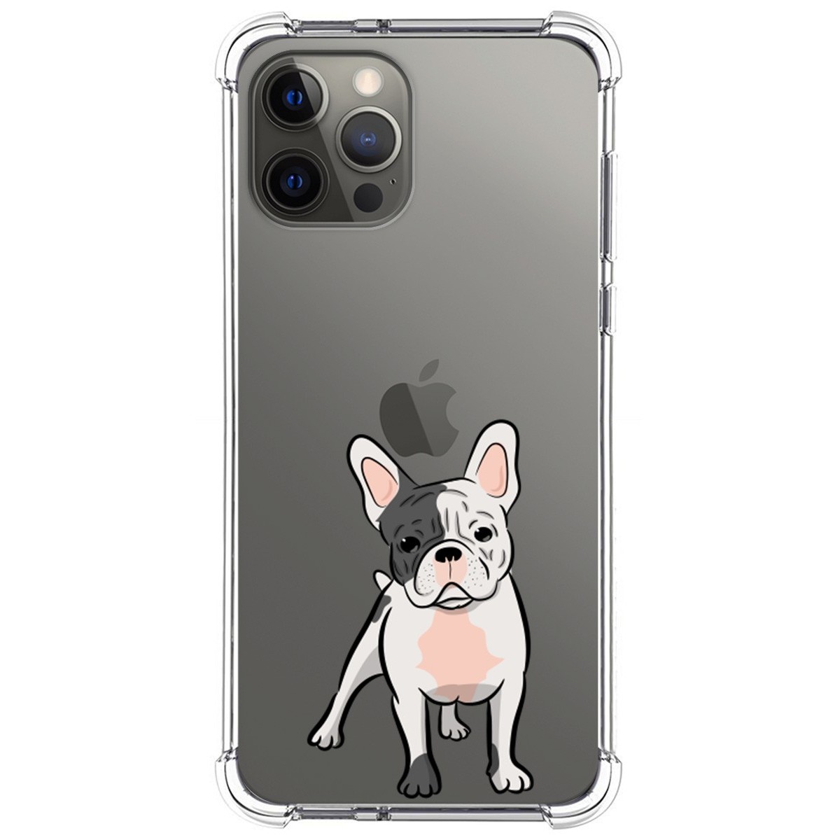 Funda Silicona Antigolpes para Iphone 12 Pro Max (6.7) diseño Perros 06 Dibujos