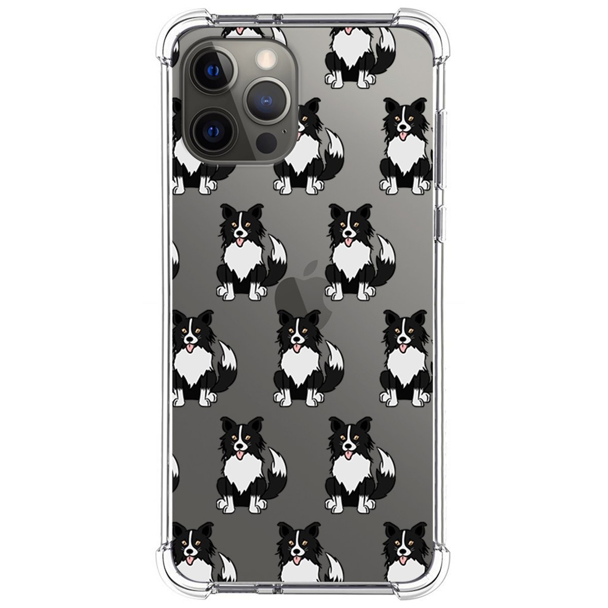 Funda Silicona Antigolpes para Iphone 12 Pro Max (6.7) diseño Perros 07 Dibujos