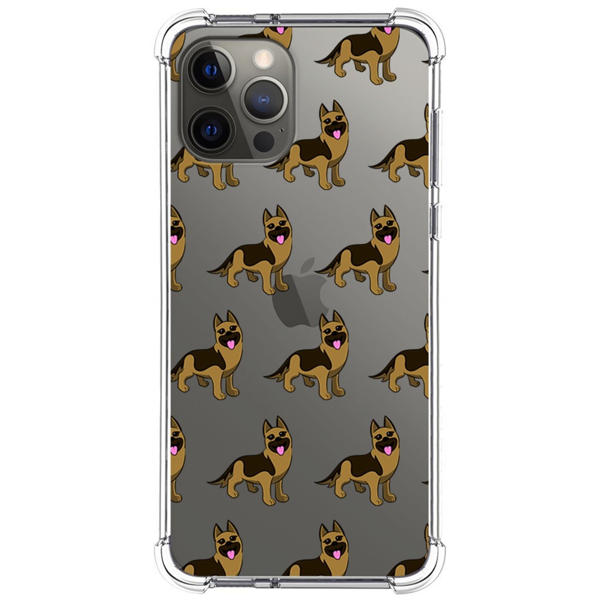 Funda Silicona Antigolpes para Iphone 12 Pro Max (6.7) diseño Perros 09 Dibujos