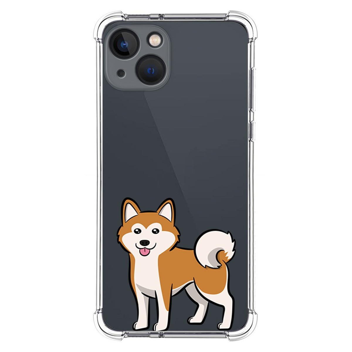 Funda Silicona Antigolpes para Iphone 13 (6.1) diseño Perros 02 Dibujos